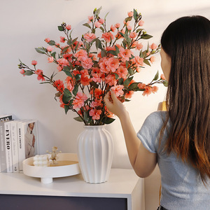 Camellia Artificial Flowers <b>Plastic</b> Silk High Simulation Wedding Home Decor <b>Table</b> Arrangement - Product Image 2