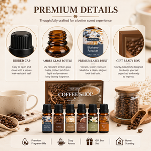 Coffret Cadeau d'Huiles Parfumées 100% Pures et Biologiques – Mélange Apaisant <span class=keywords><strong>pour</strong></span> Diffuseur et Aromathérapie : Respirez Bien, Dormez et Détendez-vous, et Protégez-vous - Product Image 2