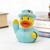 Canard en caoutchouc personnalisé avec logo et forme, vente en gros, jouet flottant pour le bain des enfants, canard sonore, cadeau promotionnel, canard personnalisé pour le marié