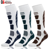 Chaussettes athlétiques personnalisées Select Terry Chaussettes thermiques pour mollets en laine mérinos pour le ski Chaussettes de compression pour le snowboard avec amorti maximal