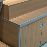 Étagère debout de plancher métallique de présentoir de support de supermarché simple face résistant pour des biscuits Style de la meilleure qualité