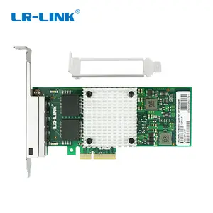 LREC9714HT إنتل I350-T4 10/100/1000mbps جيجابت رباعية المنافذ PCI صريحة بطاقة الشبكة محول (4XRJ45) Bootrom