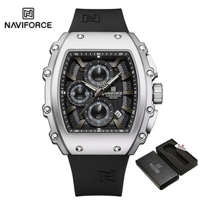Reloj de Cuarzo Naviforce 8070 NF8070 para Hombre, Cronógrafo, Resistente al Agua, Oferta, Moda Ejecutiva, Casual, Deportivo, Regalo Masculino + Caja - Product Image 1