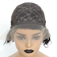 Perruque bouclée sans colle en dentelle transparente pour bébé, 100 % cheveux humains, couleur naturelle, pour boucles, vente en gros