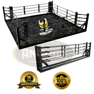 Ring <span class=keywords><strong>de</strong></span> Boxeo Plegable para Gimnasio en Casa / Ring <span class=keywords><strong>de</strong></span> Entrenamiento Portátil con Diseño que Ahorra Espacio / <span class=keywords><strong>Muay</strong></span> <span class=keywords><strong>Thai</strong></span>, Boxeo, MMA, Lucha Libre - Product Image 2