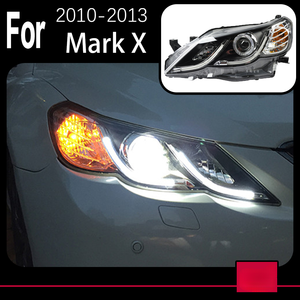 ไฟหน้าแต่งรถยนต์สำหรับ Toyota Mark <span class=keywords><strong>X</strong></span> ปี 2010-2012 Reiz ไฟหน้า LED ไฟเดย์ไลท์ LED Bi Xenon อุปกรณ์ตกแต่งรถยนต์ - Product Image 6