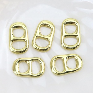 จี้และพวงกุญแจรูปฝาขวดโซดาเคลือบทอง 18K ทำจากทองเหลืองแบบมีรูสองรู เครื่องประดับแฟชั่นสำหรับทุกเพศ - Product Image 4