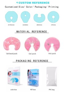 Pakcare Almohadillas de Gel Reutilizables para Terapia y Masaje de Senos, con Perlas de Gel para Leche Materna, Compresa Fría/Caliente - Product Image 4
