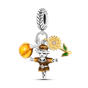 Pendentif tournesol de haute qualité, tendance et classique 2025, tournesol qui pousse vers le soleil, peut être transformé en bracelet - Product Image 3