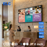 Écran Barre Allongé 37,6 Pouces Android 14 4+32 Go WiFi-6 Haute Luminosité 800 Nits Affichage Numérique pour Hall d'Hôtel