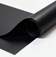 Papier cartonné noir de qualité alimentaire 100% pâte vierge, papier et carton de qualité supérieure pour impression offset, pour emballage cadeau