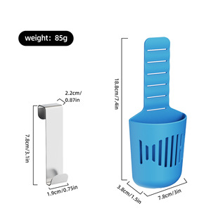 Soporte para Pastillas de Limpieza de Inodoro con Diseño <span class=keywords><strong>Suspendido</strong></span>, en Colores Azul/Negro/Gris, Superventas - Product Image 4