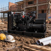 Générateur diesel silencieux à châssis ouvert Shangchai 360 kW 450 kVA, moteur SDEC 1500/1800 tr/min, portable monophasé ATS 50 Hz 220 V 380 V 480 V