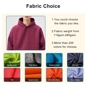 Sudadera con Capucha Personalizada de Alta Calidad 100% Algodón para Hombre, Unisex, con Cierre, al por Mayor, Sudadera Gruesa de Invierno, Bordado 3D - Product Image 3