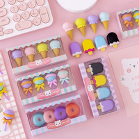 Borradores de Lápiz con Forma de Fruta de TPR, Mini, de Dibujos Animados, Bonitos y de Buena Calidad, con Color Personalizado para Regalos Promocionales, Venta al Por Mayor