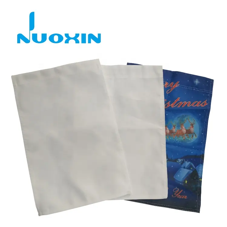 Nuoxin толстые 300D 600D полиэстер пустая белая Садовый флаг