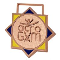 Fournisseur Aucun minimum de médailles sportives personnalisées trophées et médailles de gymnastique