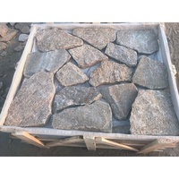 Revêtements muraux extérieurs en pierre naturelle, pierre de parement extérieure texturée jaune tigre chinois SH STONE