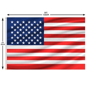Drapeaux nationaux 3x5, impression numérique, Polyester, Design personnalisé, pas cher, 3x5 pieds, tous les pays - Product Image 2