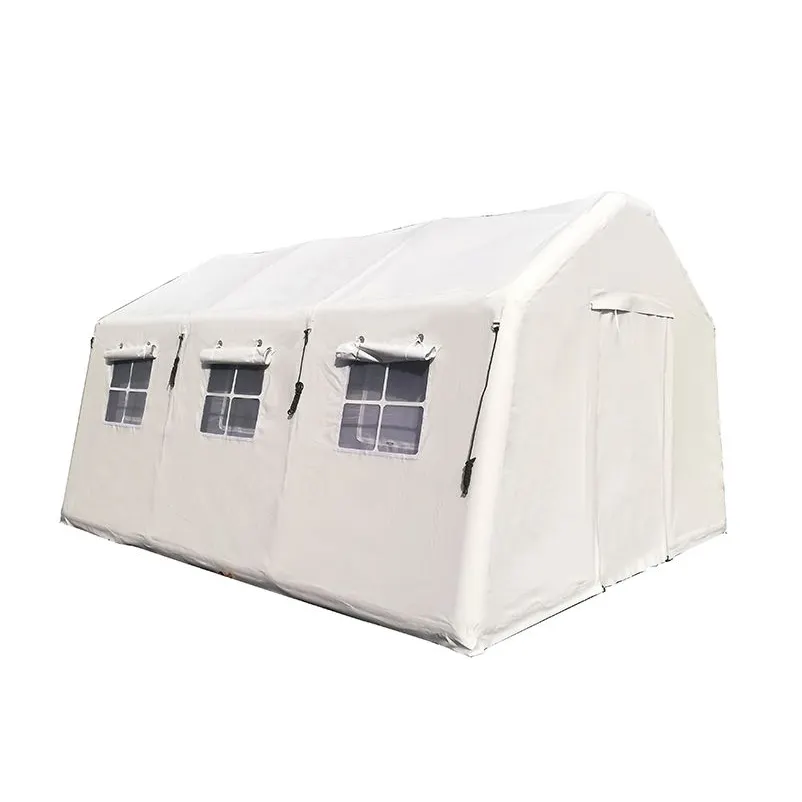 屋外防水ポータブル簡単セットアップガゼボライトドーム病院テントカスタマイズされたインフレータブルキャンプ医療テントドア付き