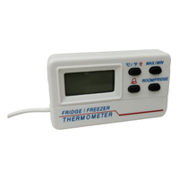 Thermomètre pour réfrigérateur avec alarme haute/basse fonction d'enregistrement Min Max.