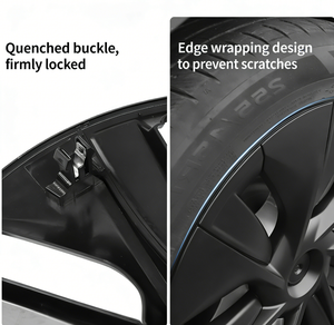 Enjoliveurs de roue de 19 pouces pour Tesla Model Y, protection intégrale des bords, style aérodynamique ABS noir - Product Image 6
