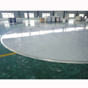 Aluminum gloss white plywood floor wedding dance floor - Product Image 1