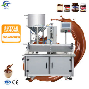 Machine <span class=keywords><strong>de</strong></span> remplissage automatique à pompe rotative pour pâte <span class=keywords><strong>de</strong></span> chocolat à haute viscosité, avec agitation et mélange, pour l'industrie alimentaire - Product Image 1