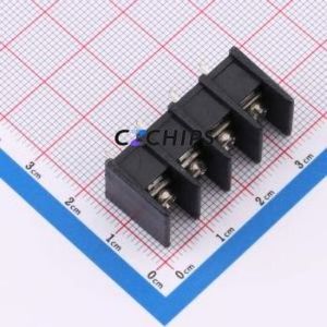 BX-DG10-7.62-4P Barrier Terminal Block Through hole Component (THT),P=7.62mm Connector - Product Image 1