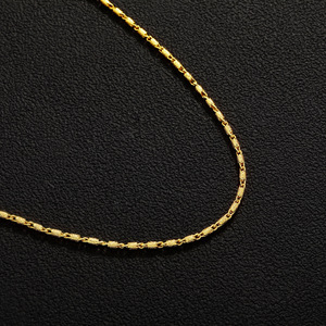 Collier unisexe plaqué or du Moyen-Orient, bijou à couleur durable, sensation haut de gamme, chaîne de clavicule - Product Image 2