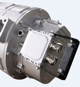 Motor PMSM síncrono de imanes refrigerado por agua para autobús, 60KW, 80KW, 90KW, 120KW, 170KW, 336VDC, 540VDC, 650V, 2100N.M de par, 100KW, 200KW, Central - Product Image 3