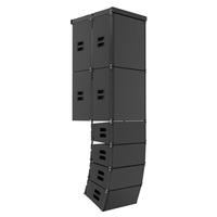 Ensemble complet d'éclairage audio-vidéo professionnel, système de sonorisation amplifié Line Array, haut-parleur professionnel pour DJ, utilisation en pub