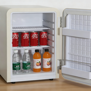 Mini-réfrigérateur silencieux pour hôtel 40L avec serrure de porte, éclairage LED, refroidissement semi-conducteur, pour 5 à 8 boissons - Product Image 5