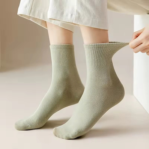 Custom Brand OEM Bamboo Fiber <b>Socks</b> – Solid Colors Eco Friendly Anti Odor Crew Dress Business Casual <b>Socks</b> for <b>Men</b> - Product Image 5
