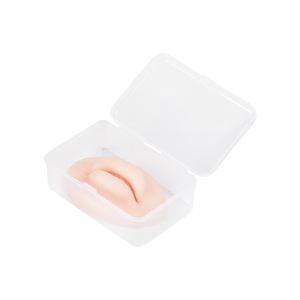 Avec boîte d'alimentation de Microblading OEM de haute qualité, <span class=keywords><strong>l</strong></span>èvres de peau d'entraînement en Silicone 5D pour la formation de tatouage de maquillage Permanent - Product Image 1