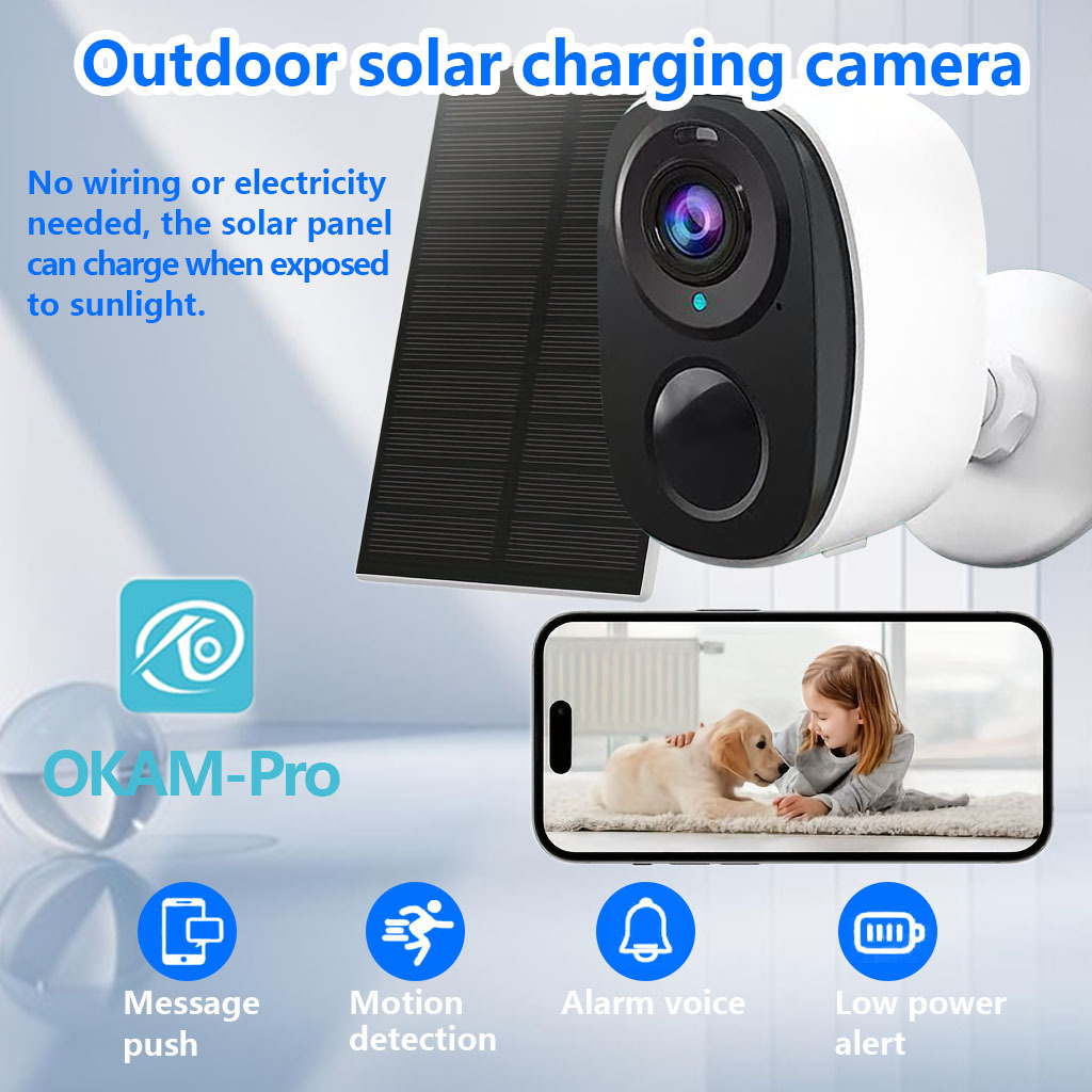 MINI WIFI Solar Security Cameras Wireless Outdoor Battery Camera + Solar Panel · image 4