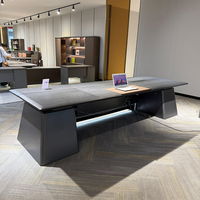 Bureau de direction en bois de luxe innovant, bureau de direction, table de bureau, bureaux de direction de luxe, table de bureau exécutive