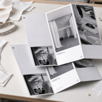 Brochure personnalisée imprimée en offset avec papier d'art 300 g/m²