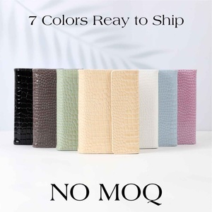 Hongboが新しくリリースしたカスタム7色A6クロコダイルレザーバジェットバインダーを学校/オフィス/クリスマスギフトとしてマネーオーガナイザーウォレットに - Product Image 2