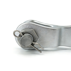 Fabrication professionnelle de manilles d'ancrage en U de 68,6 <span class=keywords><strong>KN</strong></span>, galvanisées, équipement de rigging pour accessoires de lignes aériennes électriques - Product Image 1