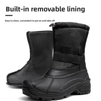 Bottes de chasse mi-mollet unisexe, antidérapantes, imperméables, chaudes, pour le ski et les activités de plein air, modèle transfrontalier, nouvelle collection