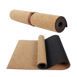 Thảm tập Yoga chất liệu nút chai tự nhiên thân thiện với môi trường, dày 6mm, chất lượng cao, bền, tái chế, in logo tùy chỉnh, chống trơn trượt, bán buôn năm 2025 - Product Image 4