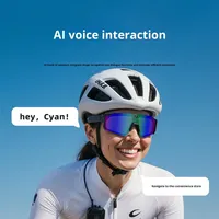 Lunettes Caméra Intelligentes pour Cyclisme en Extérieur 800W 1080P HD Anti-Tremblement Prise de Vue IA Étanche IP67 5.3 Bouton Tactile
