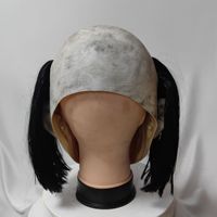 Masque de Clown Effrayant Cyou Factory en Latex Naturel, Tête Chauve, Horreur, Accessoire de Costume d'Halloween
