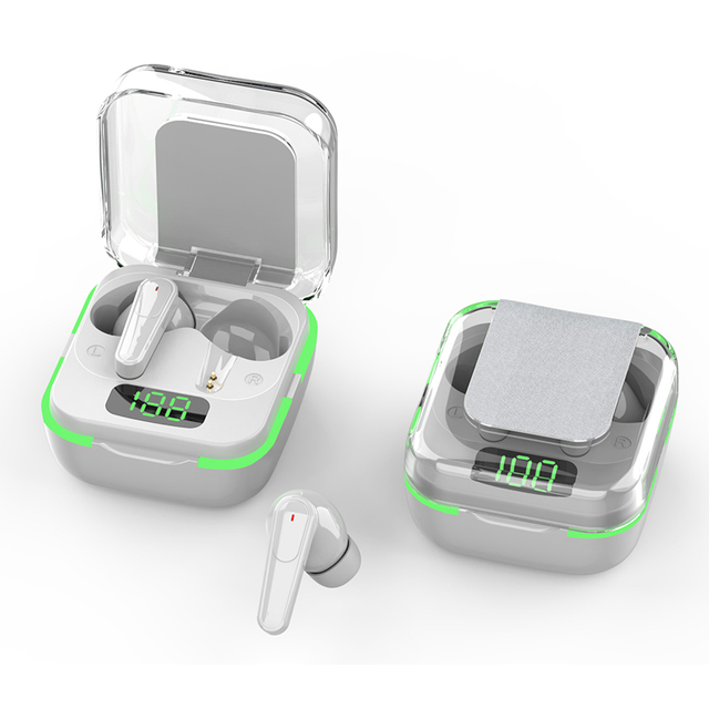 Mini Wireless Earbuds for JL Deep Bass Sport Headphones IPX4 Waterproof Magnetic Suction Charging 60Hrs Playtime Charging