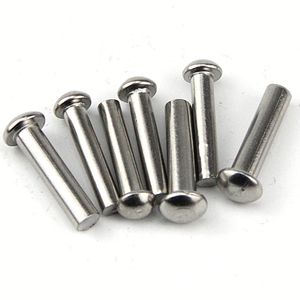 Rivets plats solides en cuivre et en laiton - Product Image 1