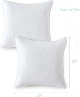 Insert de coussin décoratif en fibre de polyester, doux et moelleux, pour canapé, lit, chaise, OEM, ODM, vente en gros personnalisée