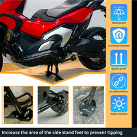 Plaque d'extension de béquille latérale en aluminium CNC pour moto HONDA X-ADV 750 2021-2025