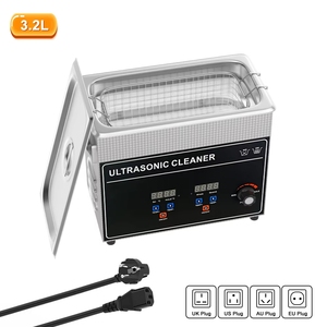 Nettoyeur à ultrasons portable <span class=keywords><strong>industriel</strong></span> 40 kHz pour outils à ongles, lunettes, bijoux, dentaire, 3L - Product Image 1