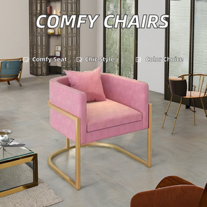 Cómodo Sillón Individual de Tela para Sala de Estar, Sofá Rectangular para Salón de Belleza, Hotel, Dormitorio, Juego de Muebles - Product Image 2